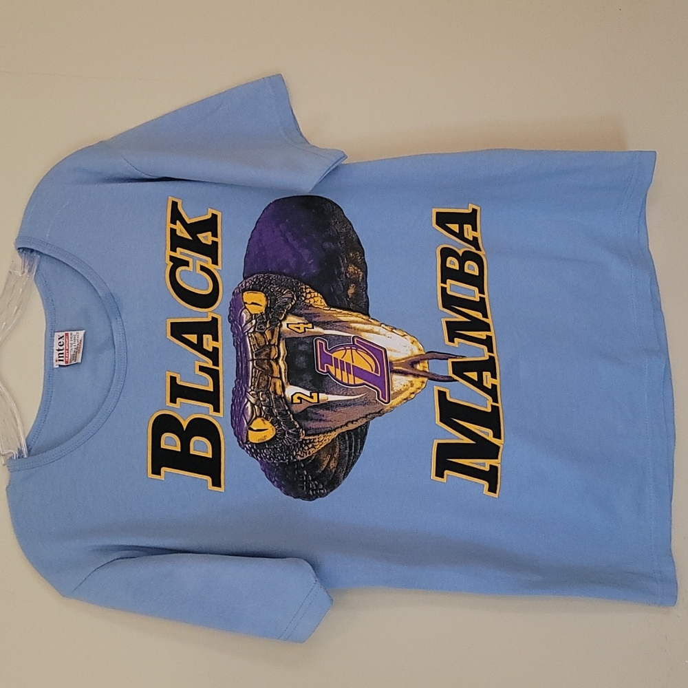 Kobe Bryant Black Mamba T-Shirt Basketball Size Med